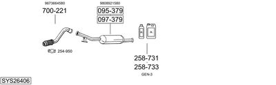 BOSAL SYS26406