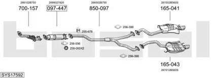 BOSAL SYS17592