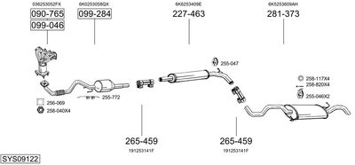 BOSAL SYS09122