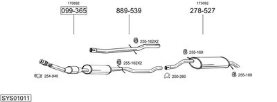 BOSAL SYS01011
