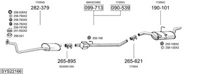 BOSAL SYS22166