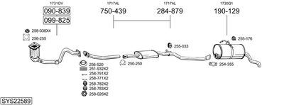 BOSAL SYS22589