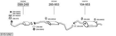BOSAL SYS12921 BOSAL SYS12921