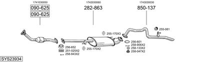 BOSAL SYS23934