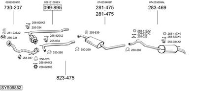 BOSAL SYS09852