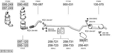 BOSAL SYS11914