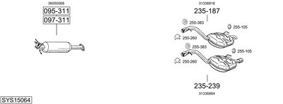 BOSAL SYS15064