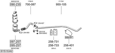 BOSAL SYS15342