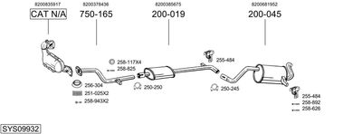 BOSAL SYS09932 BOSAL SYS09932