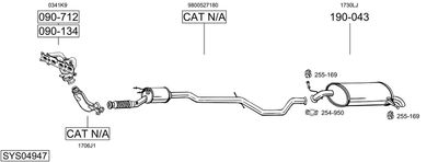 BOSAL SYS04947