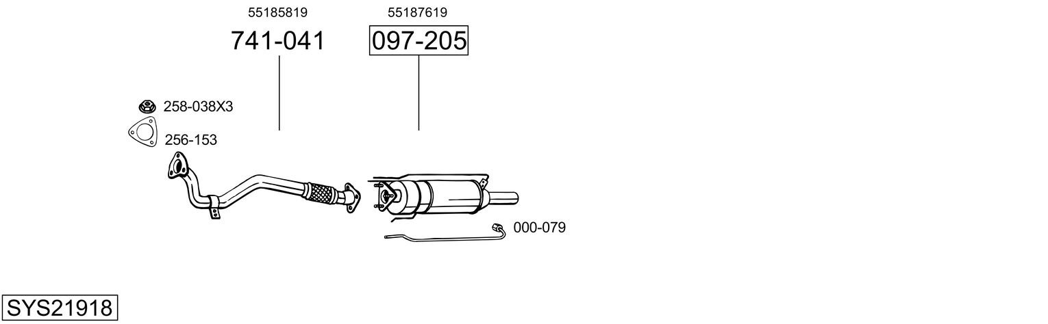 BOSAL SYS21918