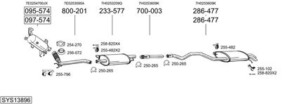 BOSAL SYS13896