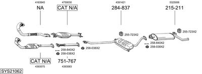 BOSAL SYS21062