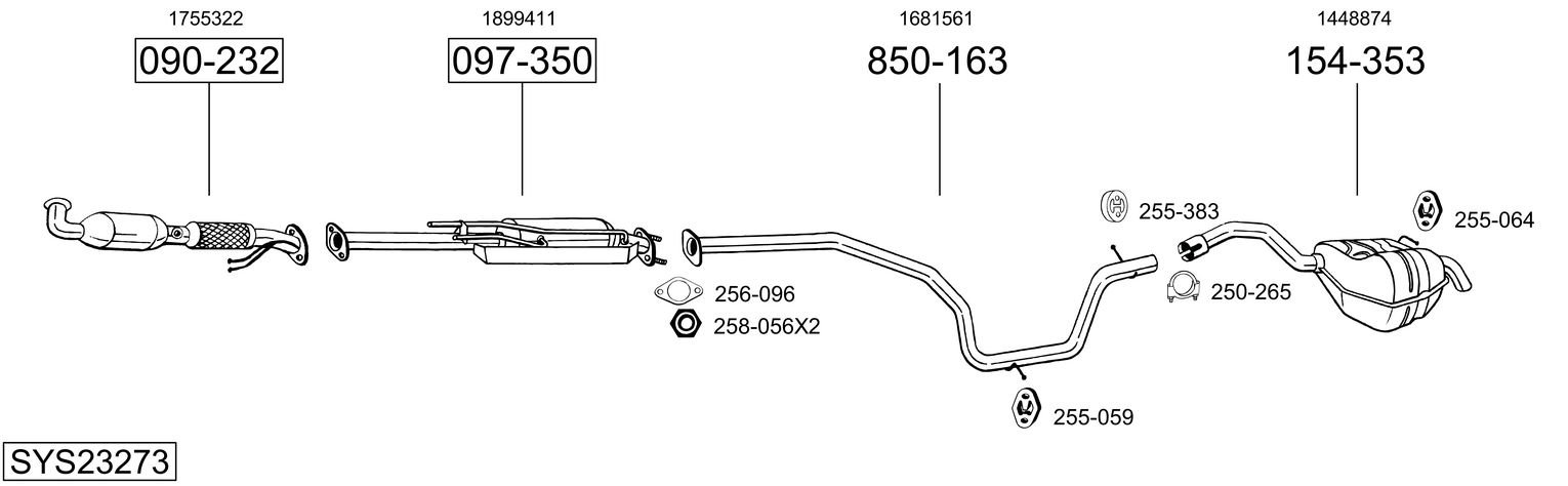 BOSAL SYS23273