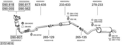 BOSAL SYS14616
