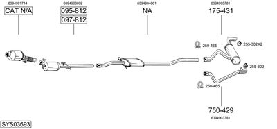 BOSAL SYS03693