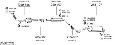 BOSAL SYS12076