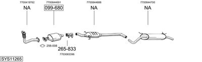 BOSAL SYS11265 BOSAL SYS11265