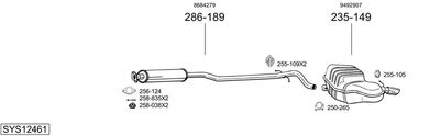 BOSAL SYS12461