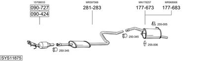 BOSAL SYS11875