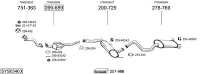 BOSAL SYS05400