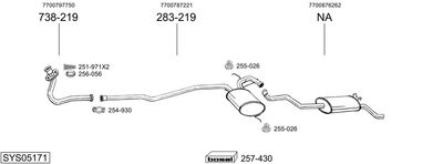 BOSAL SYS05171 BOSAL SYS05171