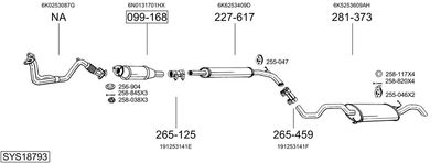 BOSAL SYS18793