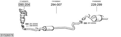 BOSAL SYS26578