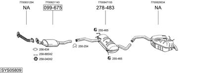 BOSAL SYS05809 BOSAL SYS05809