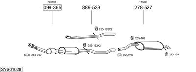 BOSAL SYS01028