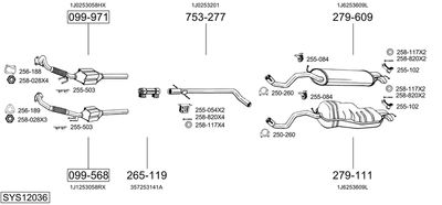 BOSAL SYS12036