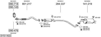 BOSAL SYS11622