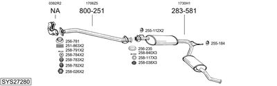 BOSAL SYS27280