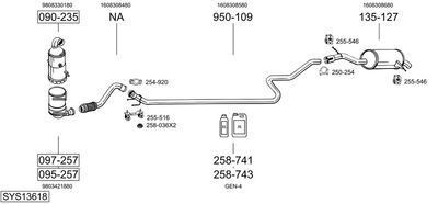 BOSAL SYS13618