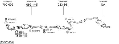 BOSAL SYS03230 BOSAL SYS03230
