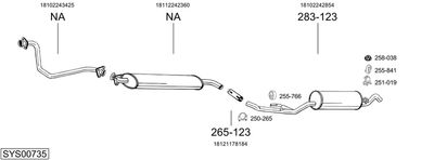 BOSAL SYS00735