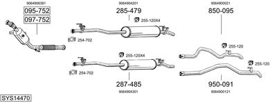 BOSAL SYS14470 BOSAL SYS14470