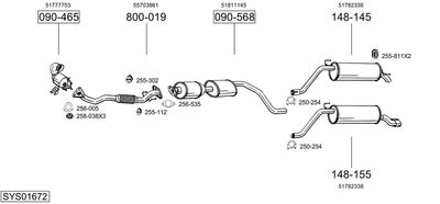 BOSAL SYS01672