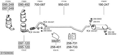 BOSAL SYS09006