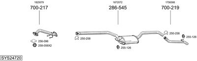 BOSAL SYS24720 BOSAL SYS24720