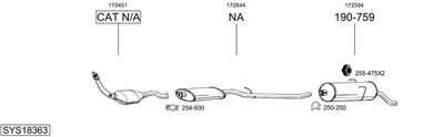 BOSAL SYS18363