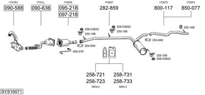 BOSAL SYS10071