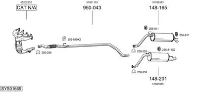 BOSAL SYS01669