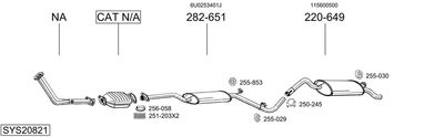 BOSAL SYS20821
