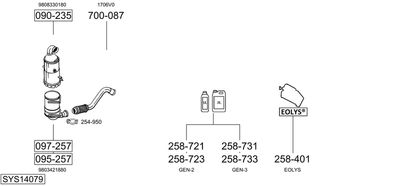 BOSAL SYS14079