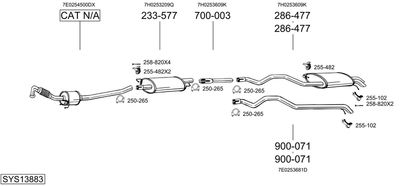 BOSAL SYS13883