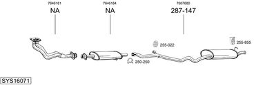 BOSAL SYS16071