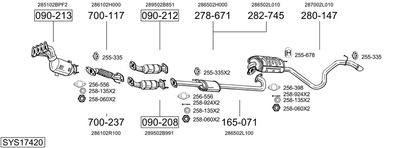 BOSAL SYS17420