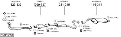 BOSAL SYS05899