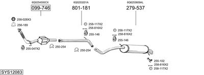 BOSAL SYS12083
